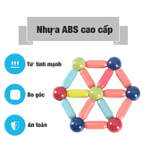 Bộ xếp hình nam châm cho bé (64 chi tiết)