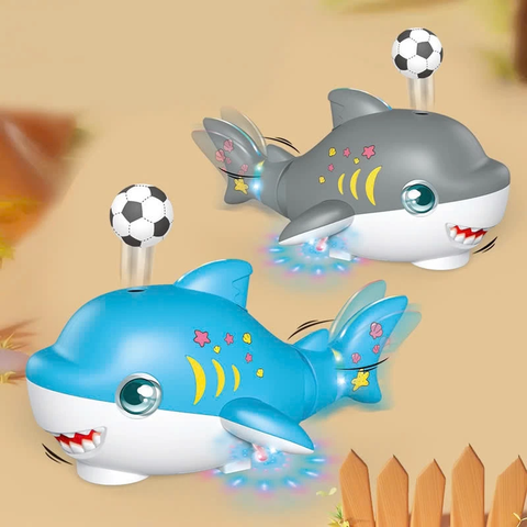 Đồ chơi cá mập thổi bóng có nhạc và đèn led vui nhộn cho bé