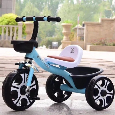 Xe đạp 3 bánh 108 ghế da cho bé