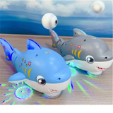 Đồ chơi cá mập thổi bóng có nhạc và đèn led vui nhộn cho bé