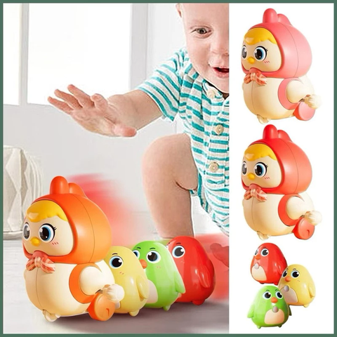 Đồ chơi vặn cót gà nối đuôi nhau siêu vui nhộn (30 điểm)