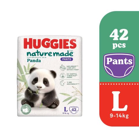 Bỉm quần Huggies Naturemade Panda L42
