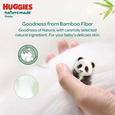 Bỉm quần Huggies Naturemade Panda M56