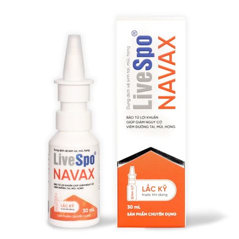 Xịt Tai Mũi Họng Bào Tử Lợi Khuẩn LiveSpo Navax (20ml)