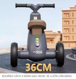 Xe đạp, xe chòi chân 3 bánh Scooter Corgi 916 cho bé