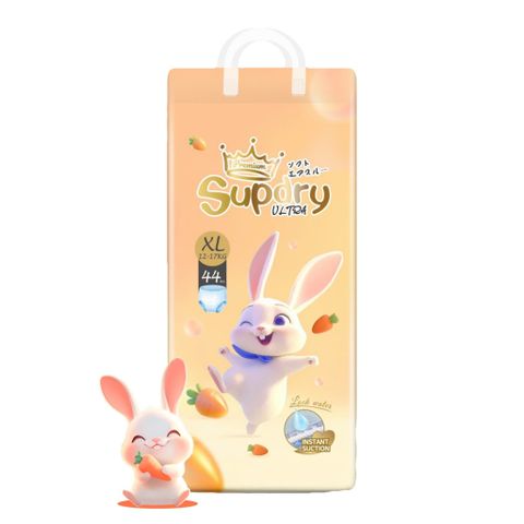 Tã quần Supdry Ultra size XL 44 miếng (cho bé từ 12–17kg)