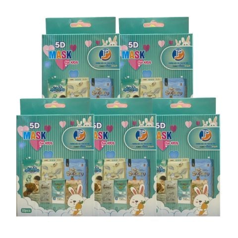 Combo 5 hộp khẩu trang giấy Trường Phát (30 điểm)