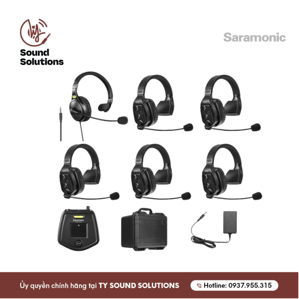 TAI NGHE INTERCOM CHÍNH HÃNG - SARAMONIC WITALK WT6S