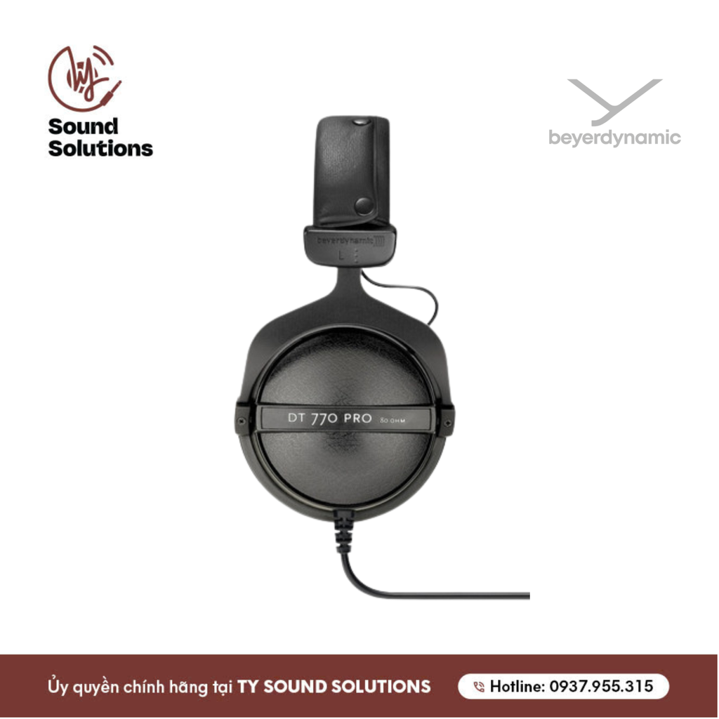 TAI NGHE KIỂM ÂM CHÍNH HÃNG - BEYERDYNAMIC DT770 PRO (80 ohm - 250 ohm)