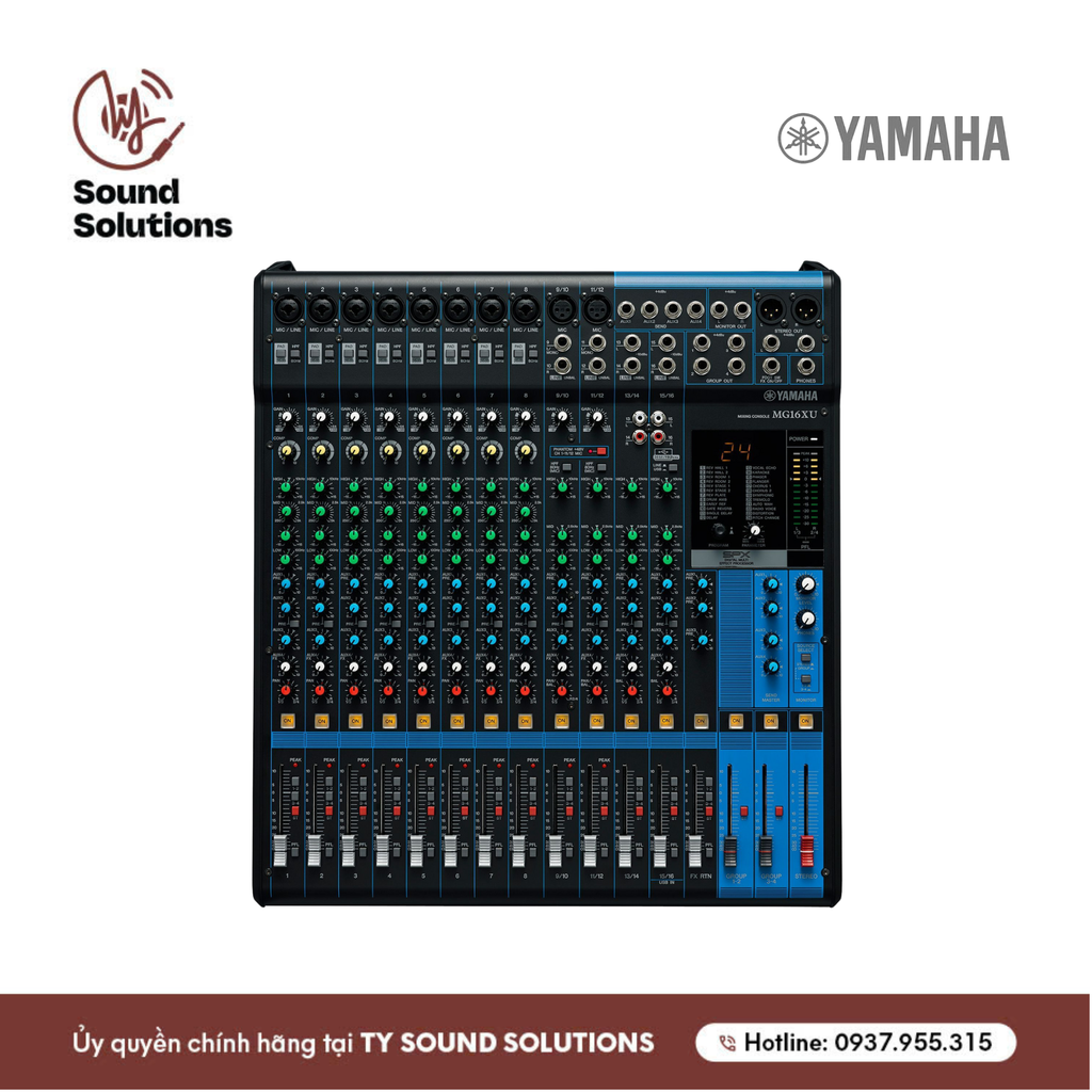 BÀN MIXER CHÍNH HÃNG - YAMAHA MG16XU
