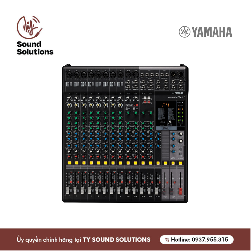 BÀN MIXER CHÍNH HÃNG - YAMAHA MG16X