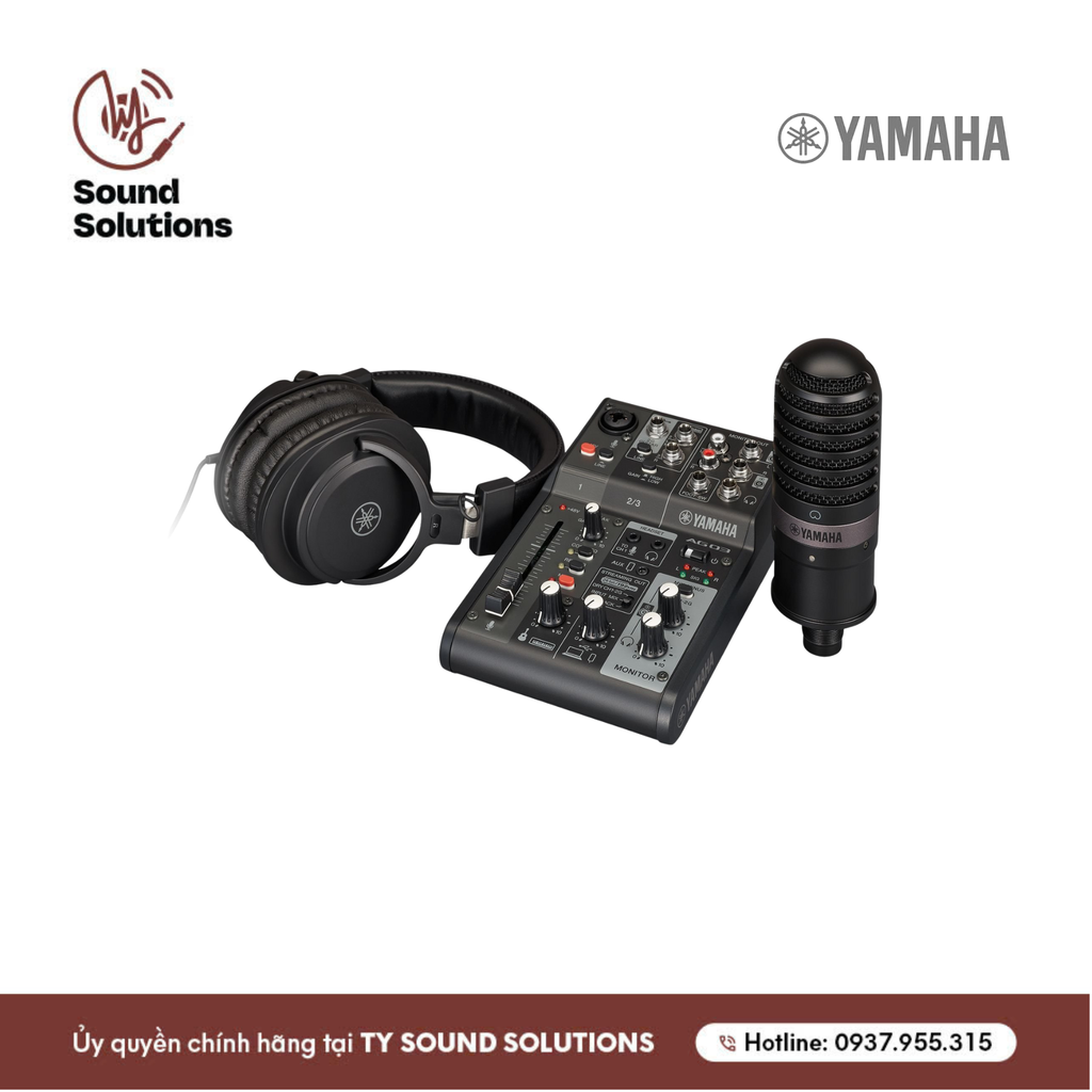 BỘ LIVESTREAM CHÍNH HÃNG - YAMAHA AG03MK2 LSPK