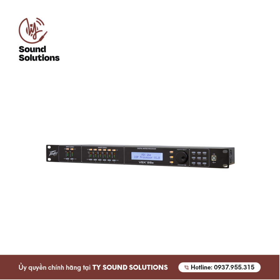 BỘ XỬ LÝ TÍN HIỆU ÂM THANH DSP CHÍNH HÃNG -PEAVEY VSX26E