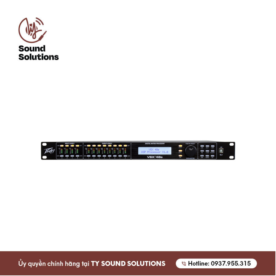 BỘ XỬ LÝ TÍN HIỆU ÂM THANH DSP CHÍNH HÃNG -PEAVEY VSX48E