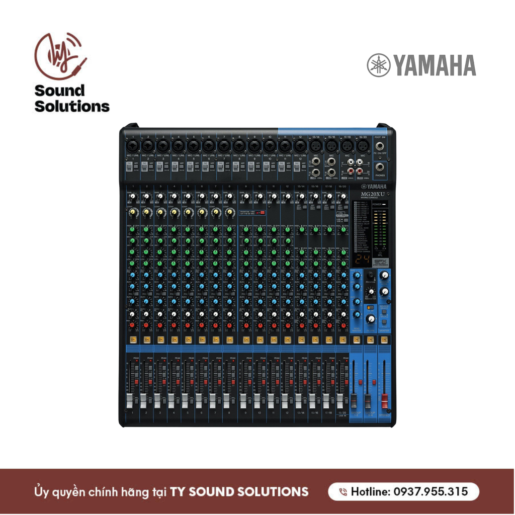 BÀN MIXER CHÍNH HÃNG - YAMAHA MG20XU