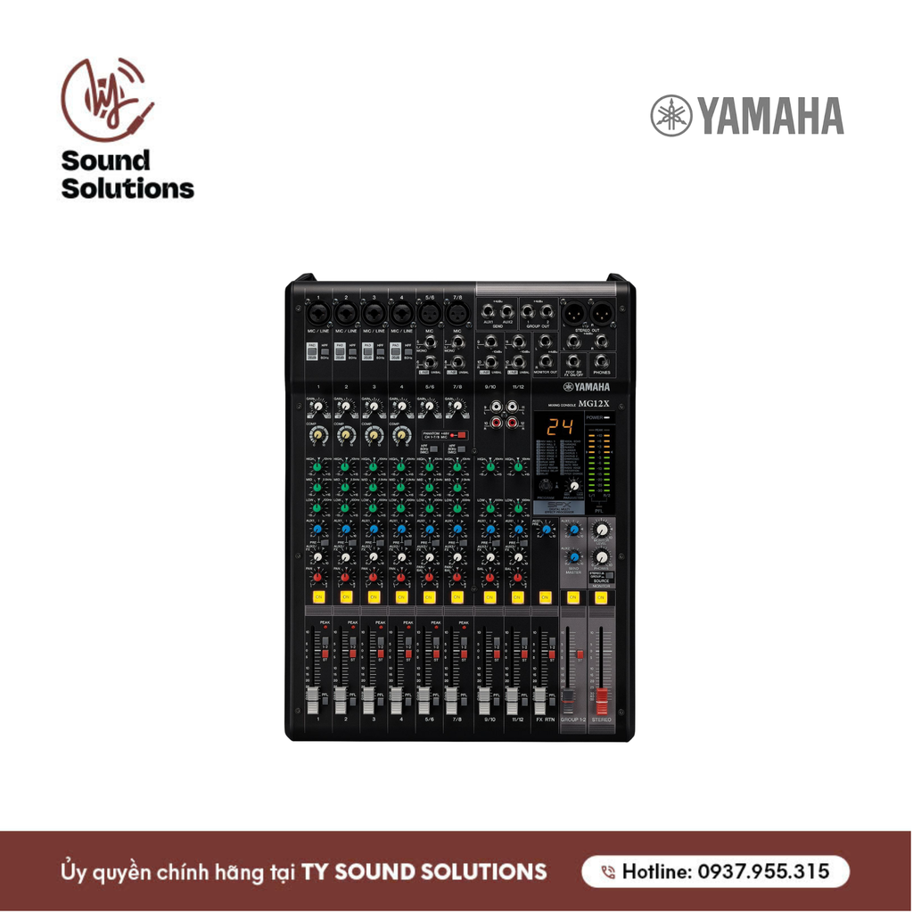 BÀN MIXER CHÍNH HÃNG - YAMAHA MG12X