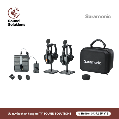  HỆ THỐNG TAI NGHE INTERCOM CHÍNH HÃNG - SARAMONIC WITALK9 2S 