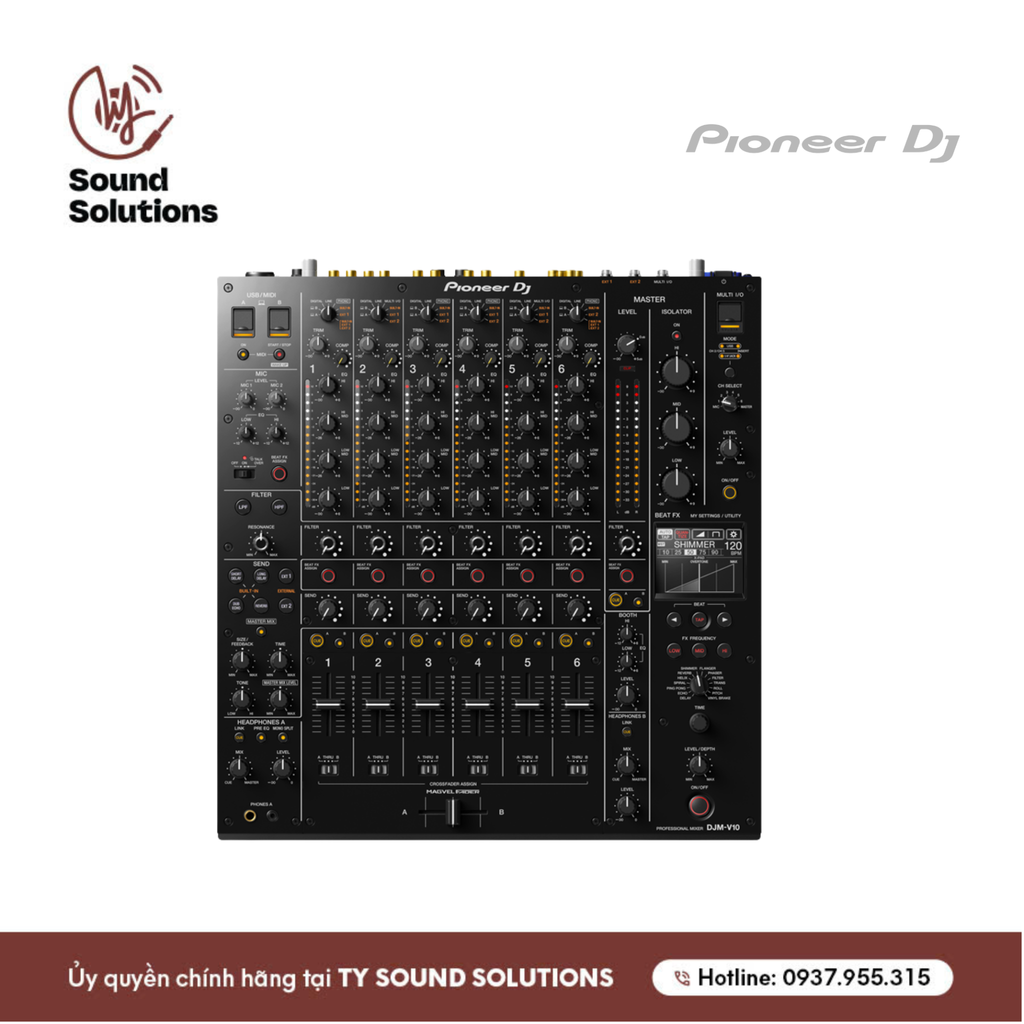 MIXER DJ CHÍNH HÃNG - PIONEER DJM-V10
