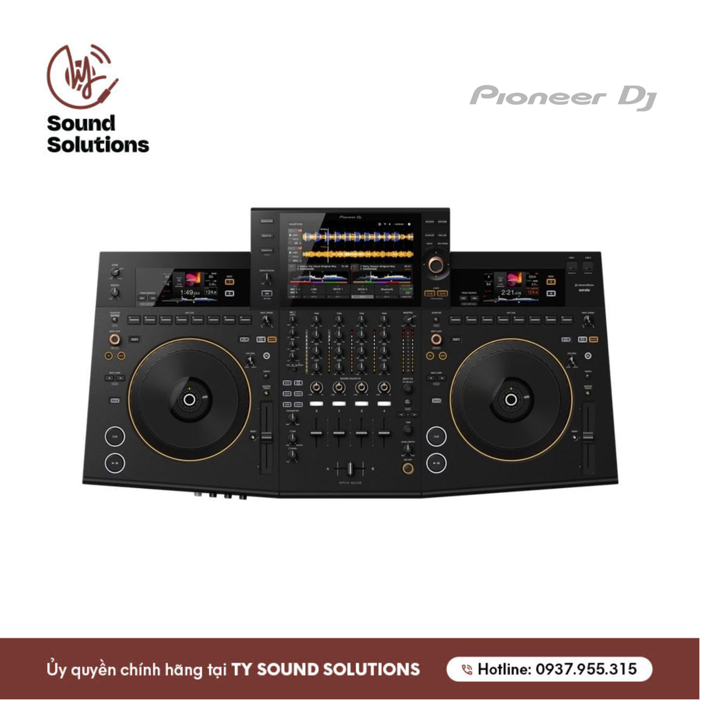 BÀN DJ CHÍNH HÃNG - PIONEER XDJ - OPUS QUAD