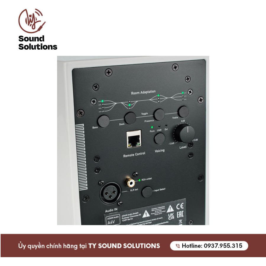 LOA KIỂM ÂM CHÍNH HÃNG -  ADAM AUDIO A4V