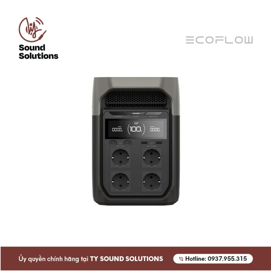TRẠM SẠC ĐIỆN CHÍNH HÃNG - ECOFLOW DELTA 3