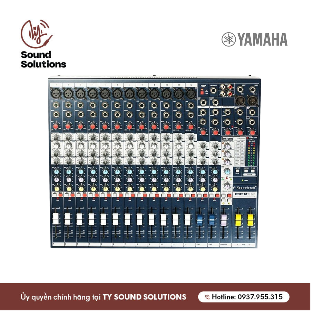 BÀN MIXER CHÍNH HÃNG - SOUNDCRAFT EFX12