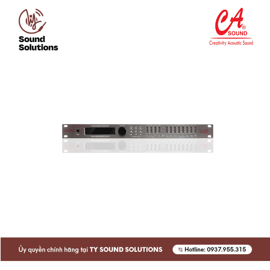 BỘ XỬ LÝ TÍN HIỆU ÂM THANH DSP CHÍNH HÃNG - CA SOUND CROSSOVER 4080