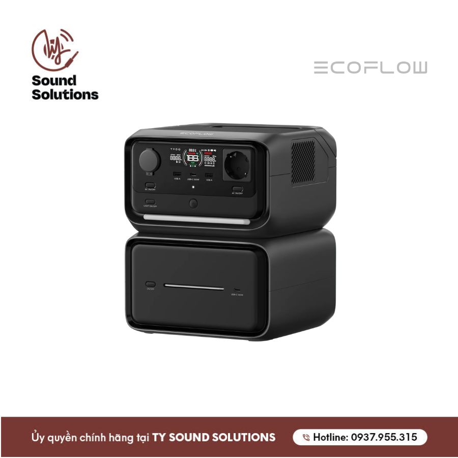 TRẠM SẠC ĐIỆN CHÍNH HÃNG - ECOFLOW RIVER 3 MAX PLUS