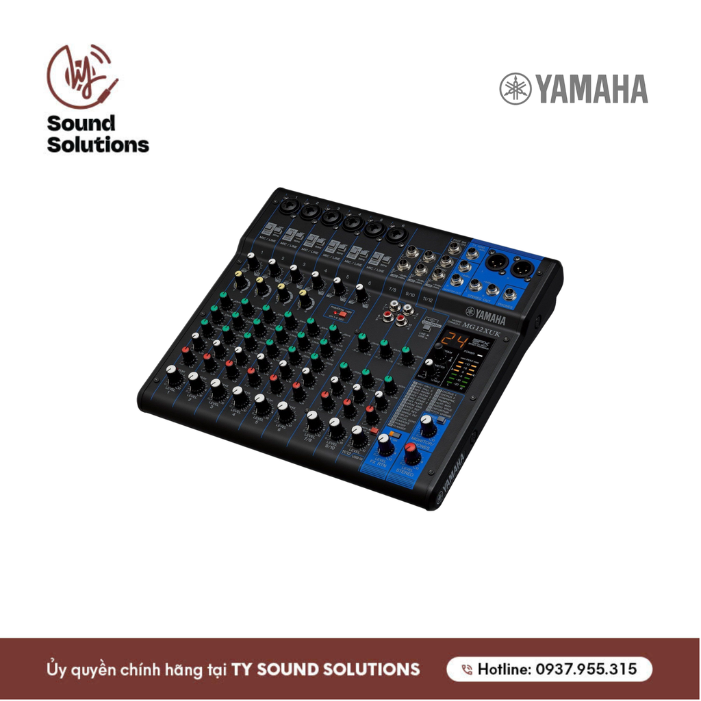 BÀN MIXER CHÍNH HÃNG -YAMAHA MG12XUK