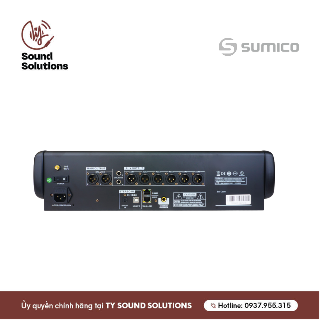 MIXER DIGITAL CHÍNH HÃNG - SUMICO DM20