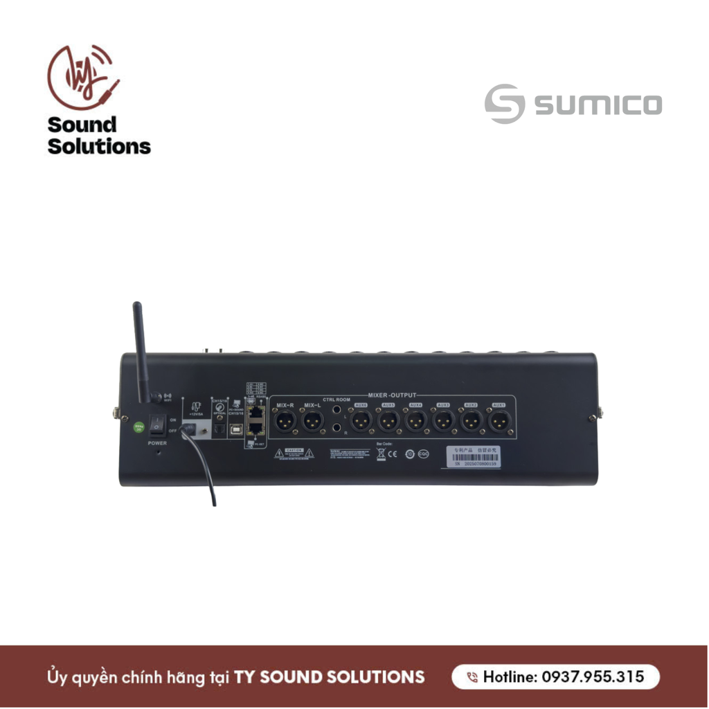 BÀN MIXER DIGITAL CHÍNH HÃNG - SUMICO X16