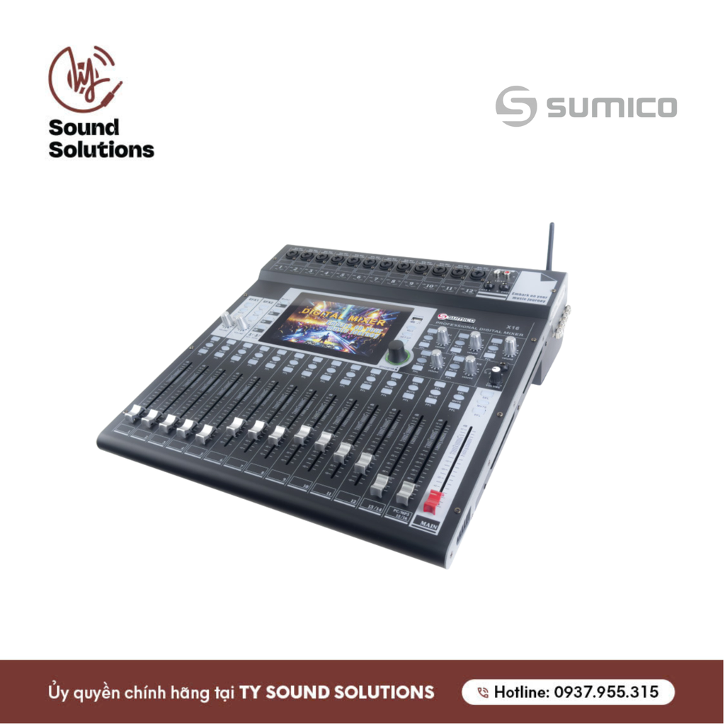 BÀN MIXER DIGITAL CHÍNH HÃNG - SUMICO X16