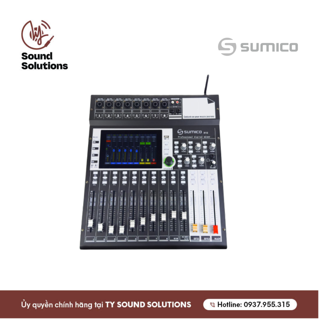 MIXER DIGITAL CHÍNH HÃNG - SUMICO X12