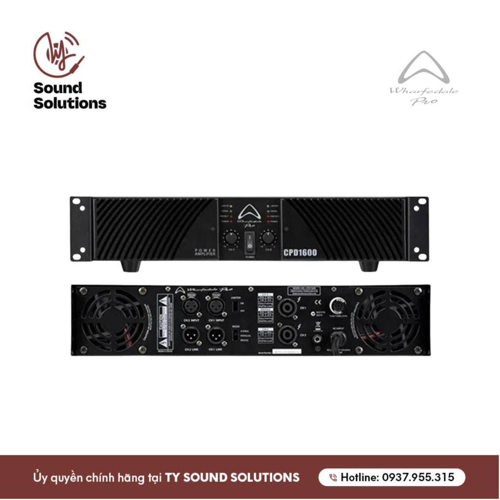 AMPLY CHÍNH HÃNG - WHARFEDALE CPD 1600