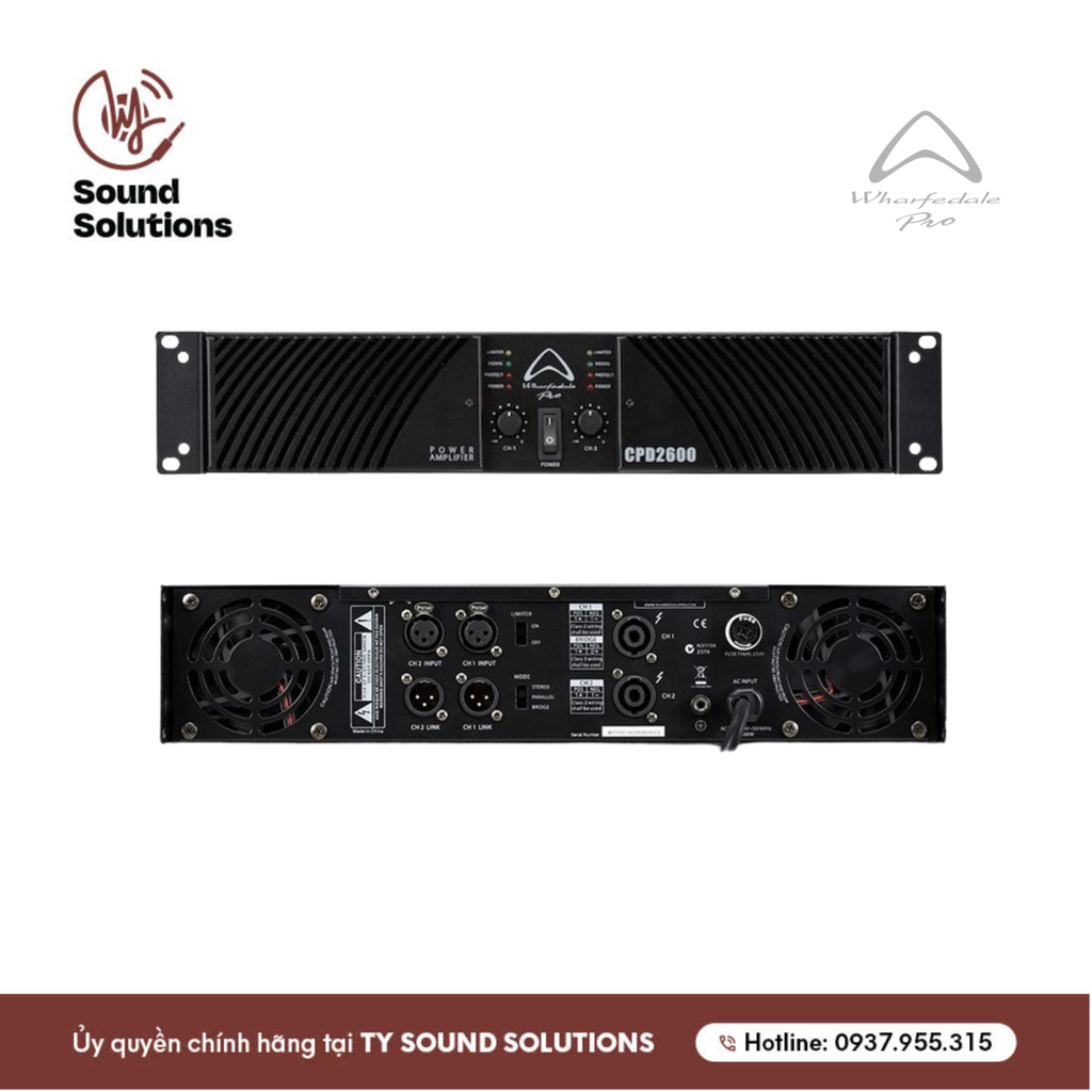 AMPLY CHÍNH HÃNG - WHARFEDALE CPD 2600