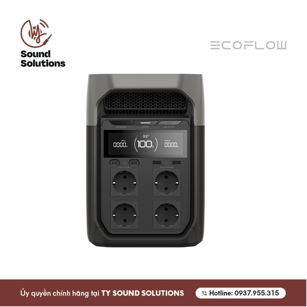 TRẠM TÍCH ĐIỆN CHÍNH HÃNG - ECOFLOW DELTA 3