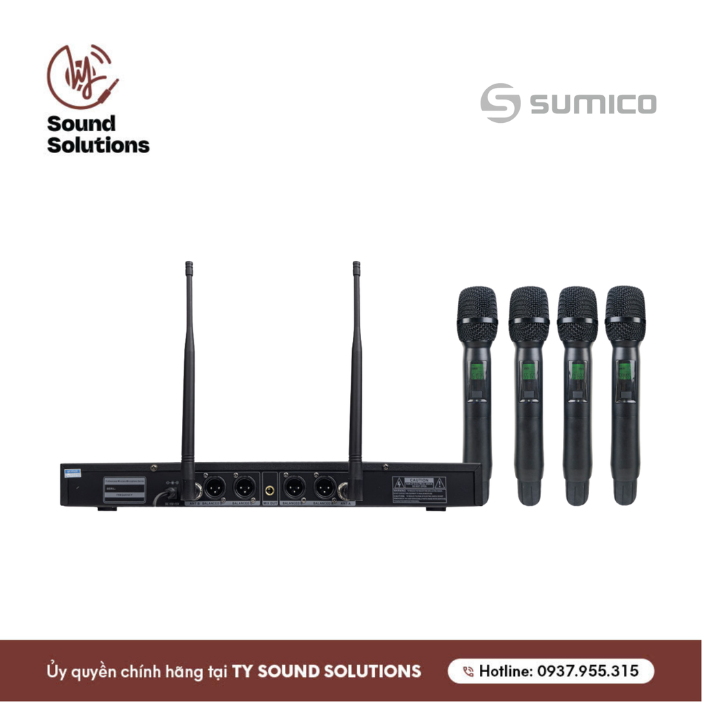 MICRO KHÔNG DÂY CHÍNH HÃNG - SUMICO WMS4H