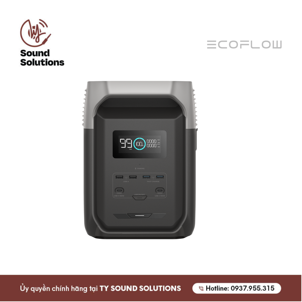 TRẠM TÍCH ĐIỆN CHÍNH HÃNG - ECOFLOW DELTA3 1500