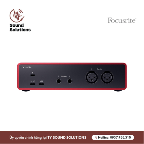  SOUNDCARDS CHÍNH HÃNG - FOCUSRITE SCARLETT 2i2 ( 4th GENERATION ) 