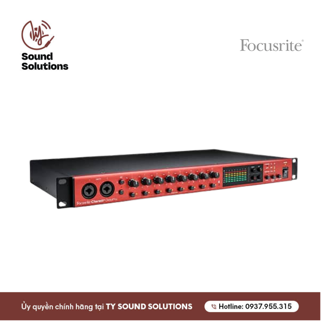 PREAMP CHÍNH HÃNG - FOCUSRITE CLARETT OCTOPRE 8 ADAT