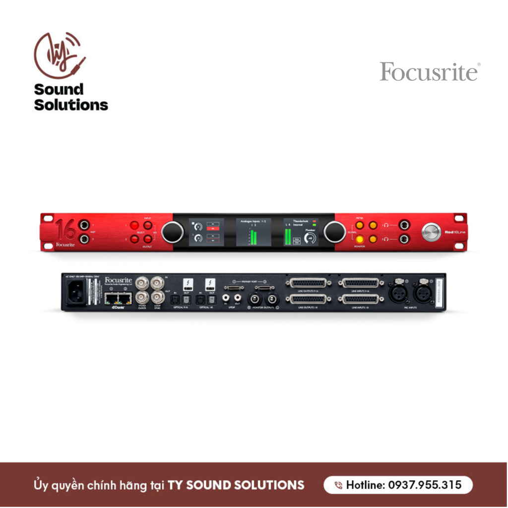 PREAMP CHÍNH HÃNG - FOCUSRITE RED 16 LINE