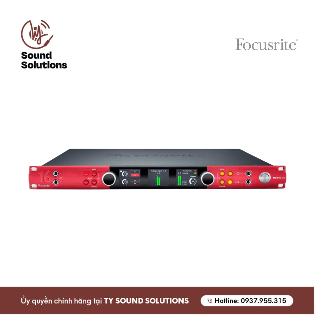 PREAMP CHÍNH HÃNG - FOCUSRITE RED 16 LINE