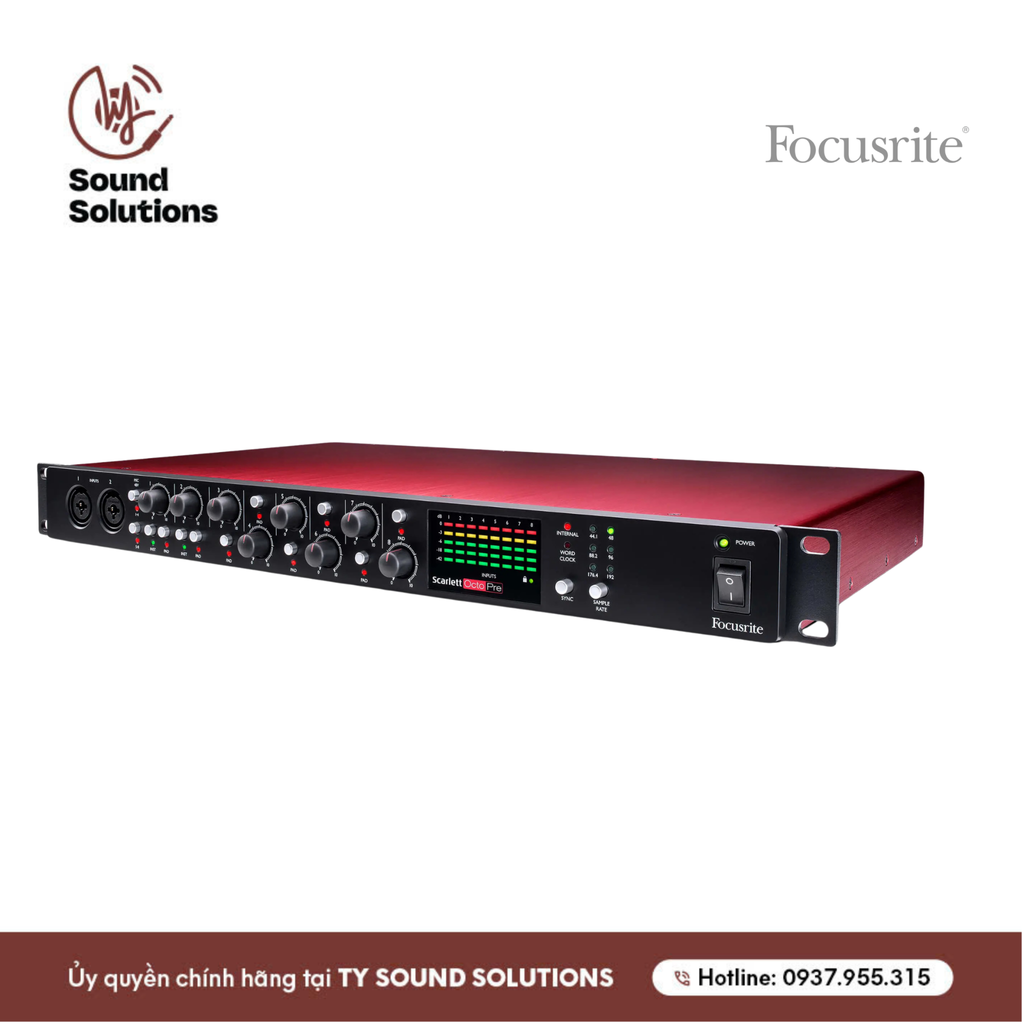 PREAMP CHÍNH HÃNG - FOCUSRITE SCARLETT OCTOPRE MIC