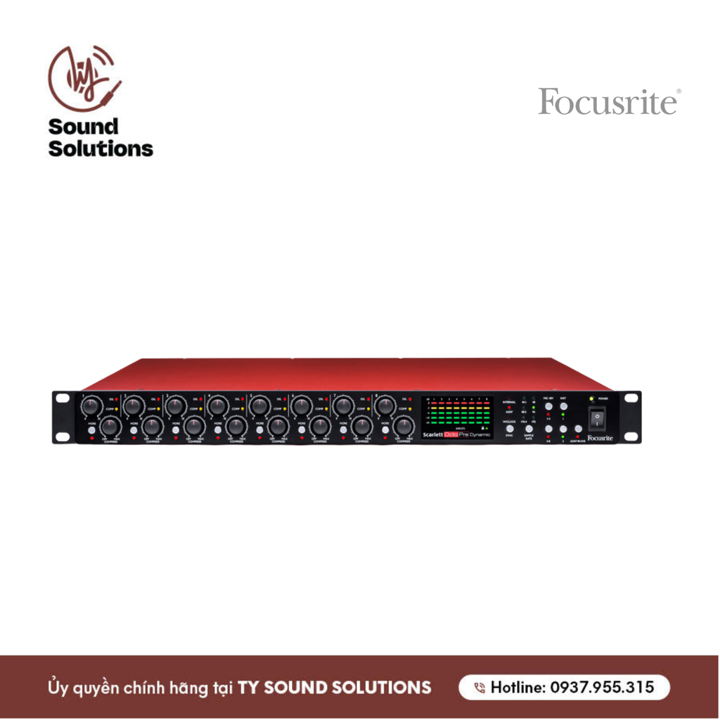 PREAMP CHÍNH HÃNG - FOCUSRITE SCARLETT OCTOPRE MIC