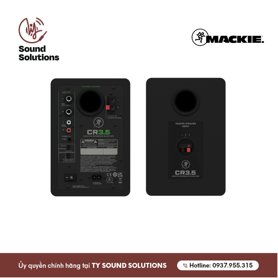 LOA KIỂM ÂM CHÍNH HÃNG MACKIE CR3.5 GEN 3