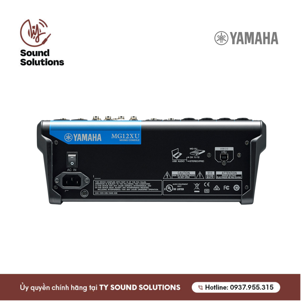 BÀN MIXER CHÍNH HÃNG - YAMAHA MG12XU