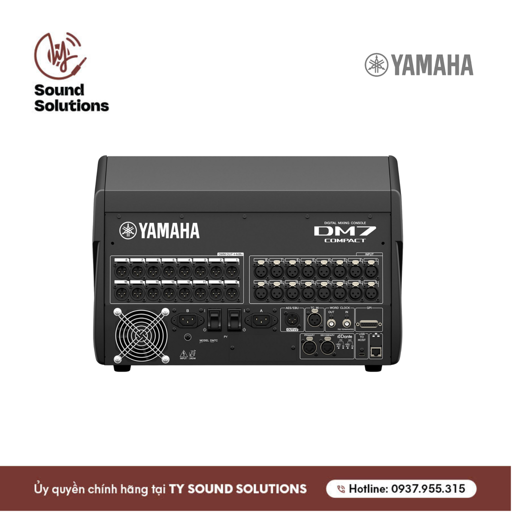 BÀN MIXER CHÍNH HÃNG - YAMAHA DM7 COMPACT