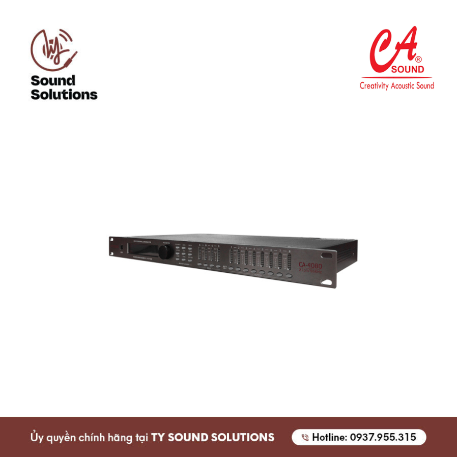 BỘ XỬ LÝ TÍN HIỆU ÂM THANH DSP CHÍNH HÃNG - CA SOUND CROSSOVER 4080