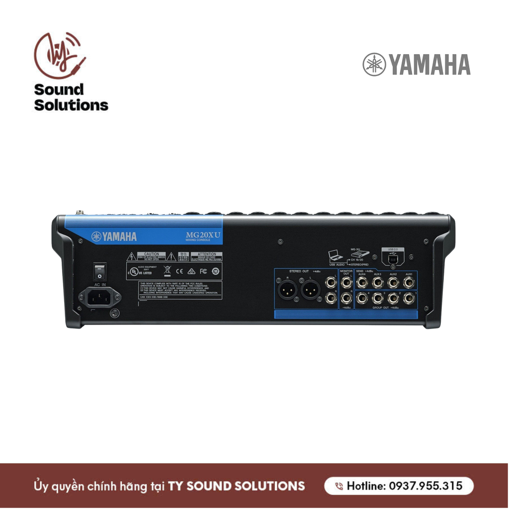 BÀN MIXER CHÍNH HÃNG - YAMAHA MG20XU