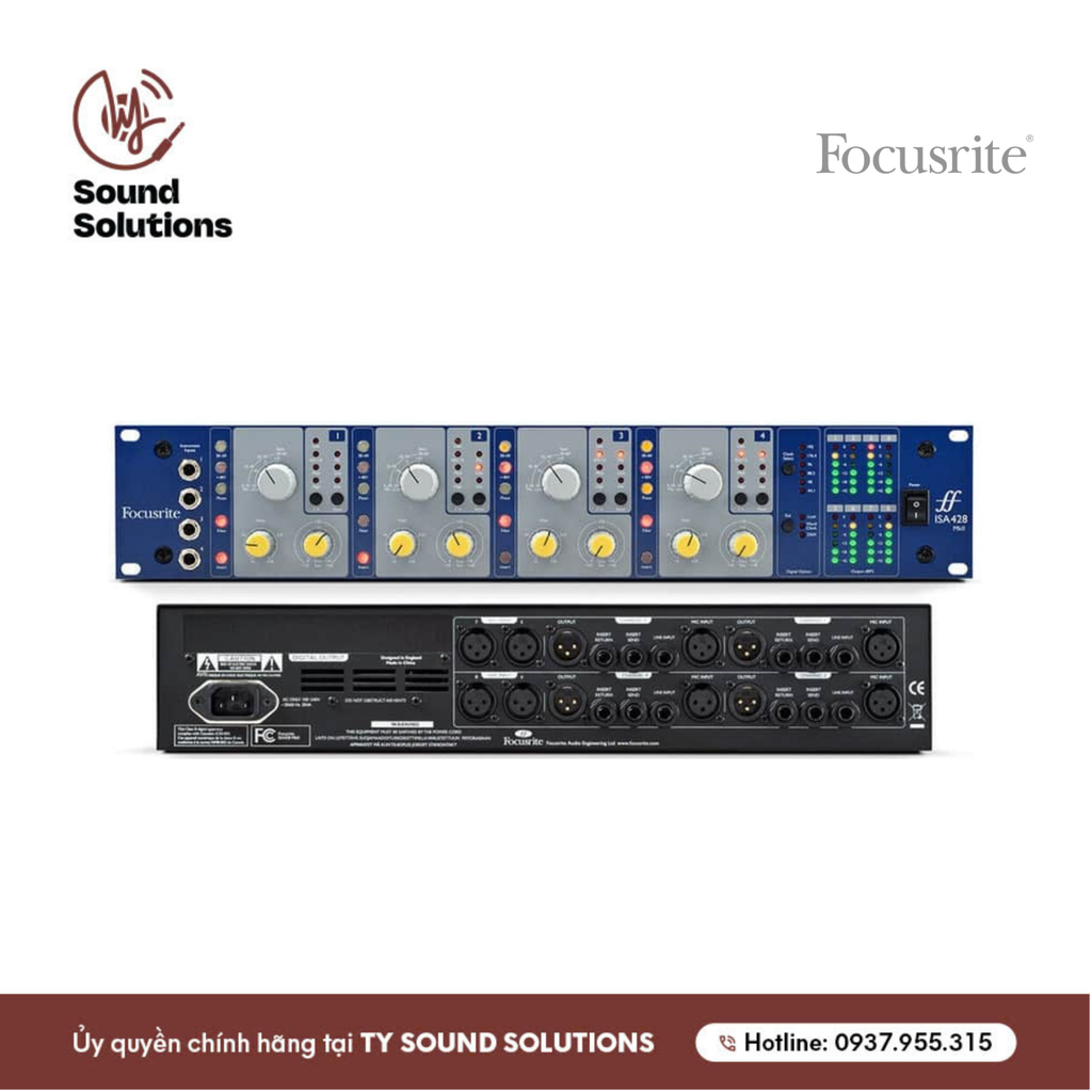 PREAMP CHÍNH HÃNG - FOCUSRITE ISA 428 MKII MICROPHONE